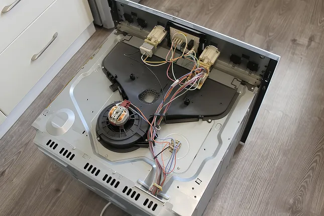 Разобранная духовка