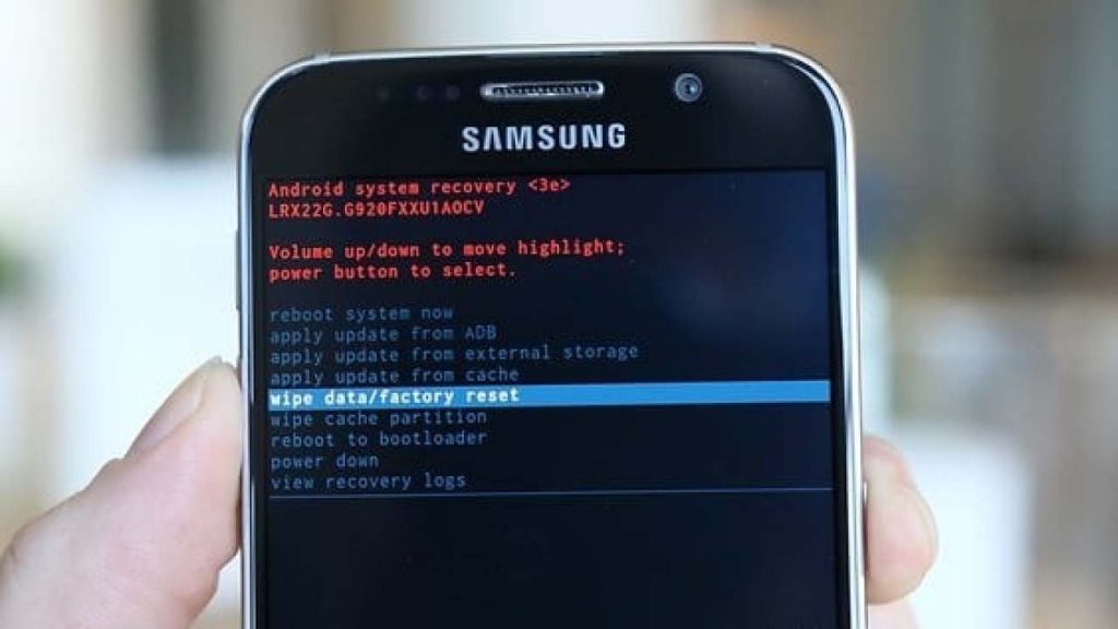 Перезагрузка смартфона